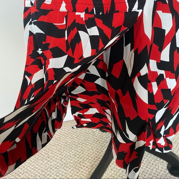 MARNI Colorblock Printed Midi Shift Dress Size M / US6 - Picture 5 of 8